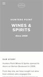 Mobile Screenshot of hunterspointwines.com