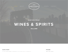 Tablet Screenshot of hunterspointwines.com